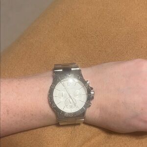 Michael Kors Silver Chronograph Watch